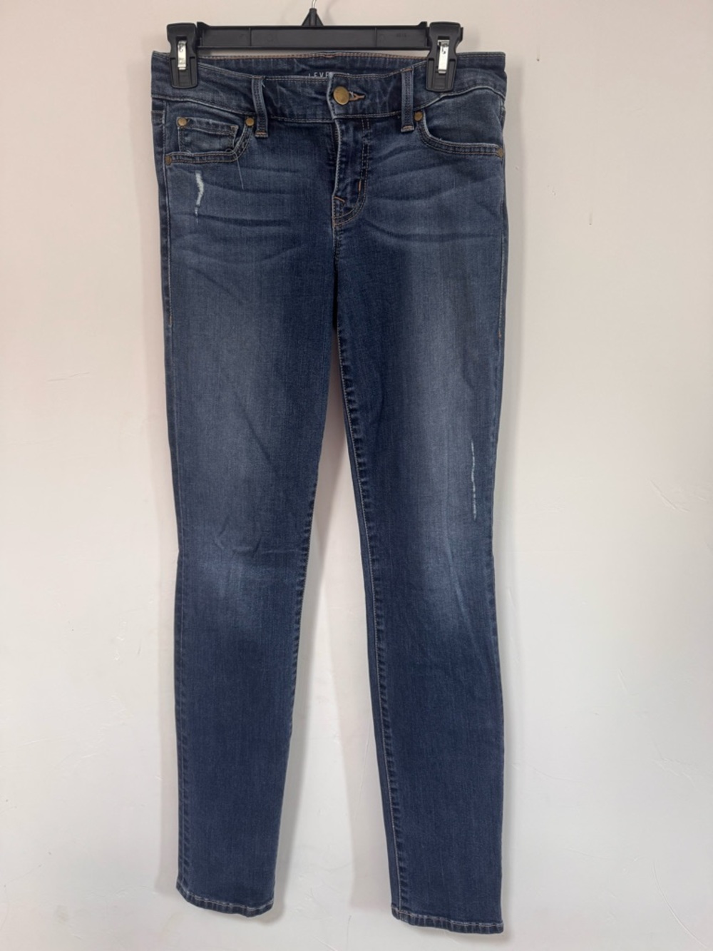 Level 99 Classic Women's Dark Blue Skinny Jeans